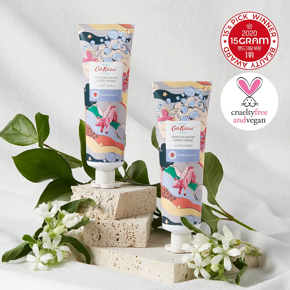 [OY단독]캐스키드슨 비건핸드크림 애플블라썸 50ml (산뜻한 프리지아, 살구 & 프레쉬한 머스크 사과 향기)